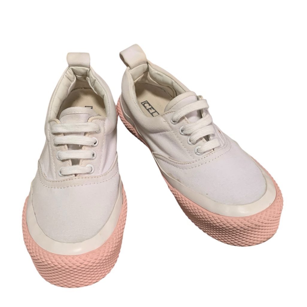 Celine White And Pink 180 Sneaker